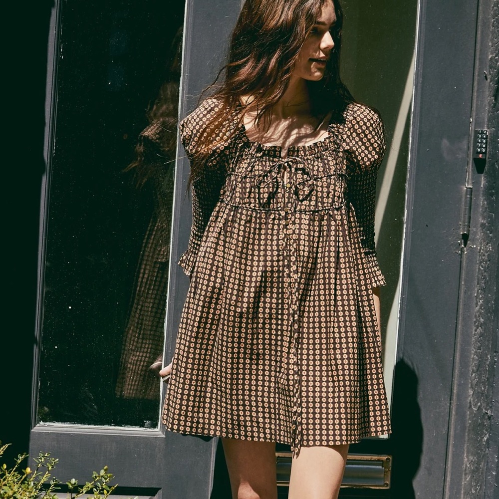FREE PEOPLE STAR DIP MINI DRESS